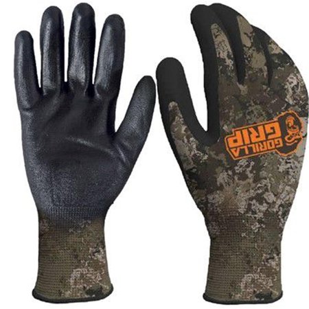 BIG TIME PRODUCTS Gorilla Grip Wildland Pattern Glove for Mens; Large 255990